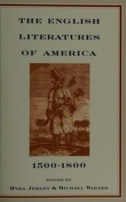 Cover of: The English literatures of America, 1500-1800