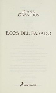 Ecos del pasado by Diana Gabaldon