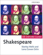 Cover of: Shakespeare by Stanley W. Wells, Lena Cowen Orlin