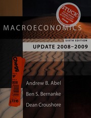 Cover of: Macroeconomics: sixth edition update 2008-2009