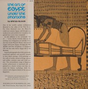 Cover of: The art of Egypt under the pharaohs