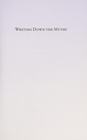 Cover of: Writing down the myths