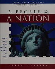 Cover of: A People and a Nation, Volume 2