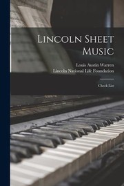 Cover of: Lincoln Sheet Music; Check List