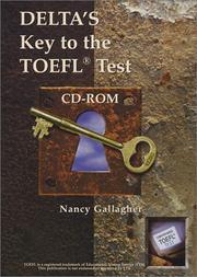 Delta's key to the TOEFL® test by Nancy Gallagher