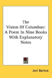 The vision of Columbus by Joel Barlow