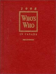 Cover of: Who's Who in Canada 1998 (Who's Who in Canada (Registered)) by 1998 89th