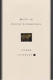 Cover of: Myth in Celtic Literature: Csana Yearbook 6 (Csana Yearbook)