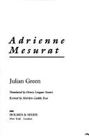 Cover of: Adrienne Mesurat