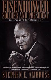 Cover of: Eisenhower by Stephen E. Ambrose, Stephen E. Ambrose