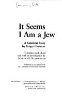 Cover of: It seems I am a Jew by G. A. Freĭman