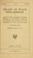 Cover of: Treaty of peace with Germany.