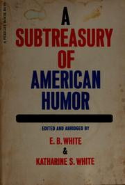 Cover of: A Subtreasury of American humor