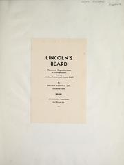 Cover of: Lincoln's beard: Photostat reproductions of correspondence between Abraham Lincoln and Grace Bedell