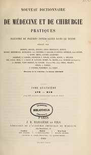 Nouveau dictionnaire de medecine et de chirurgie pratiques by Sigismond Jaccoud