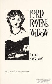 Cover of: Lord Raven's Widow