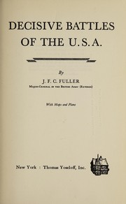 Cover of: Decisive battles of the U.S.A.