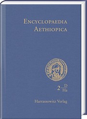 Cover of: Encyclopaedia Aethiopica: Volume 2: D-Ha by Siegbert Uhlig