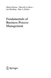 Fundamentals of Business Process Management by Marlon Dumas