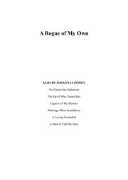 A Rogue of My Own by Johanna Lindsey