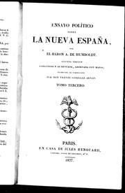 Cover of: Ensayo político sobre la Nueva Espan︢︣a