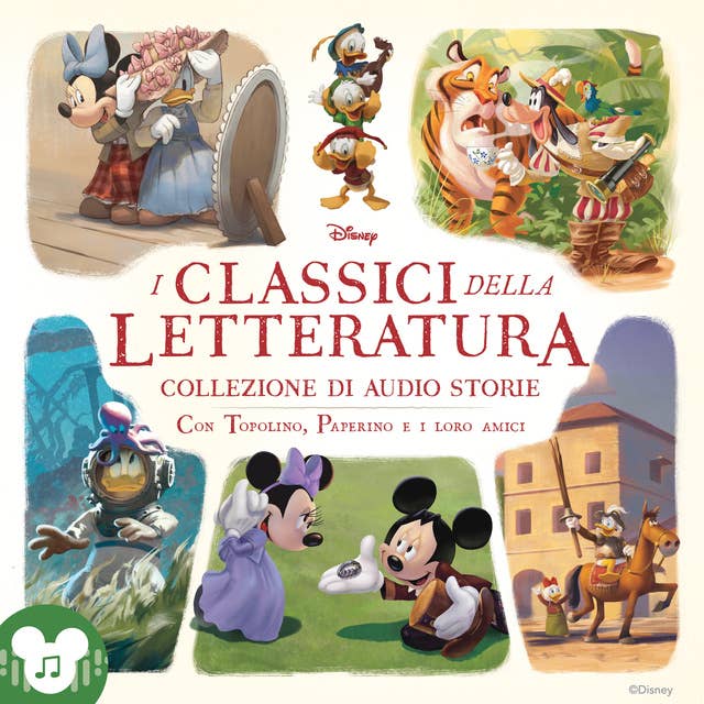 La collezione di audiostorie de I Classici della Letteratura con Topolino, Paperino e i loro amici: Audio Adaptation 