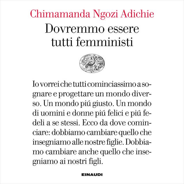 Dovremmo essere tutti femministi 