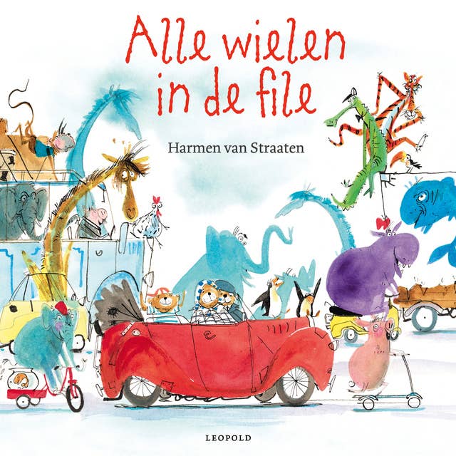 Alle wielen in de file by Harmen van Straaten