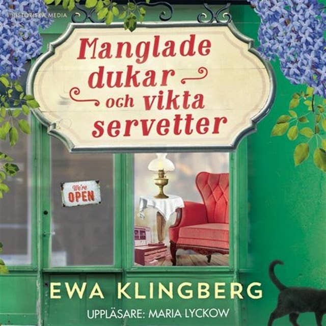 Manglade dukar och vikta servetter 