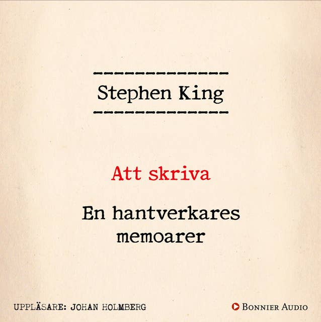 Att skriva : en hantverkares memoarer 