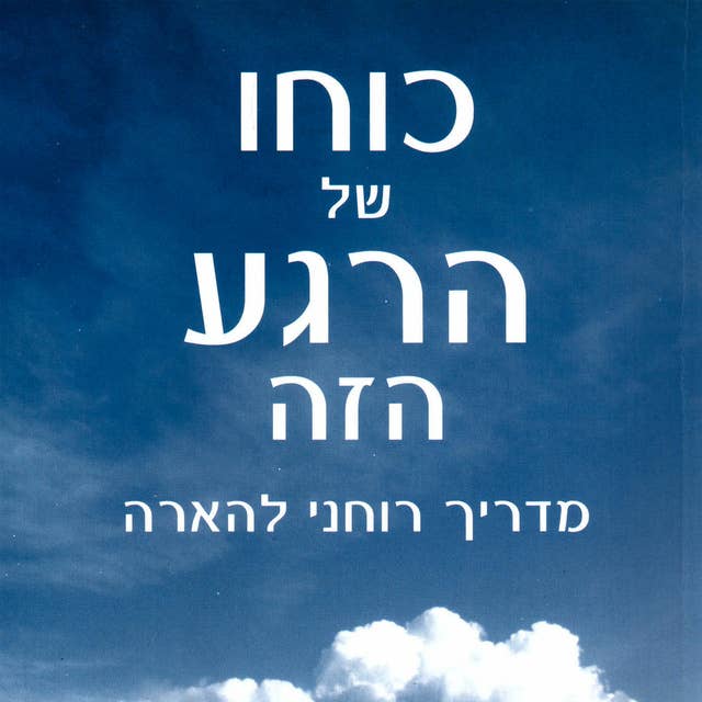 כוחו של הרגע הזה by אקהרט טול