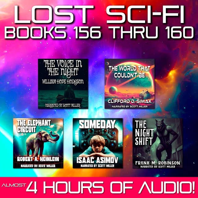 Lost Sci-Fi Books 156 thru 160 