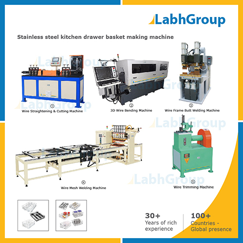 High Performance Stainless Steel Kitchen Drawer Basket Making Machine