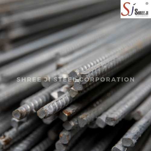 TMT Sariya - Mild Steel Bar, IS 1786 Grade | 8-32 mm Width, Mill Finish for Building, Bridges, Roads