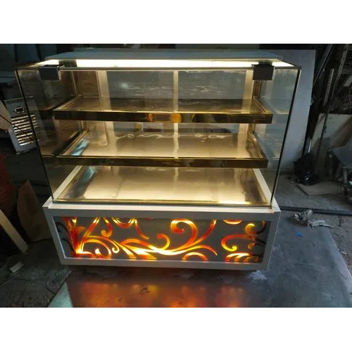 Silver Bakery Food Display Counter