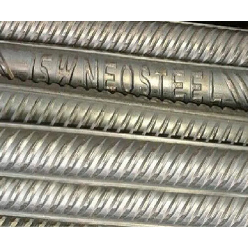 Jsw Ms Steel Tmt Bar - Color: Silver