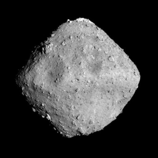 探査機「はやぶさ2」により撮影された小惑星Ryugu(2018.6.27)