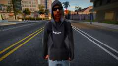 Fashionable skin homeless for GTA San Andreas