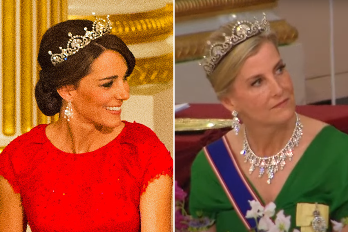 Princess Kate and Sophie Edinburgh Tiara