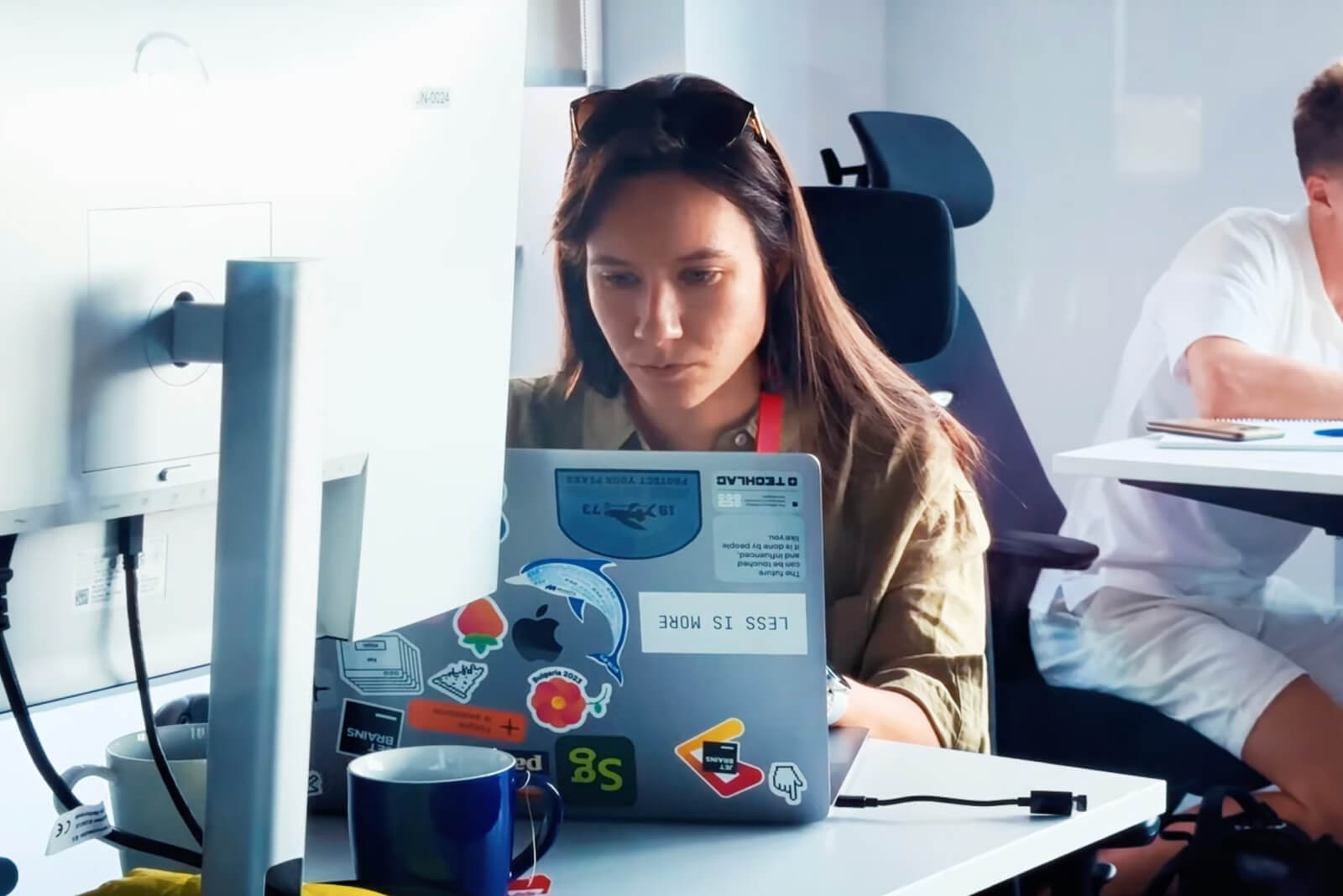 Jetbrains Case study - Woman working at laptop.