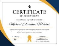 certificate of achievement diploma template Flyer (US Letter)