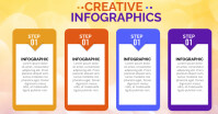 Creative Infographics Design Facebook Shared Image template