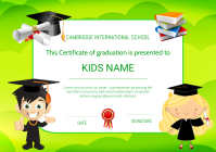 KIDS CERTIFICATE A5 template