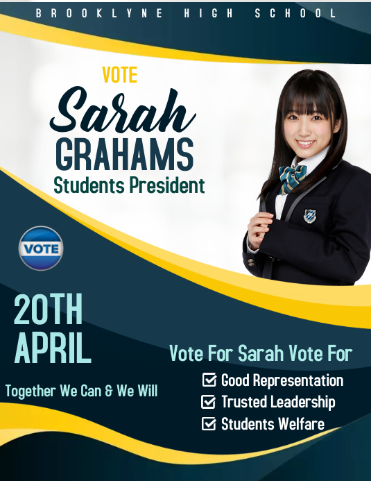 Student Council Flyer Template