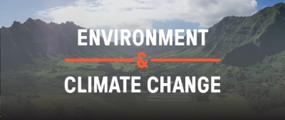 Banner Environment and Climate Change