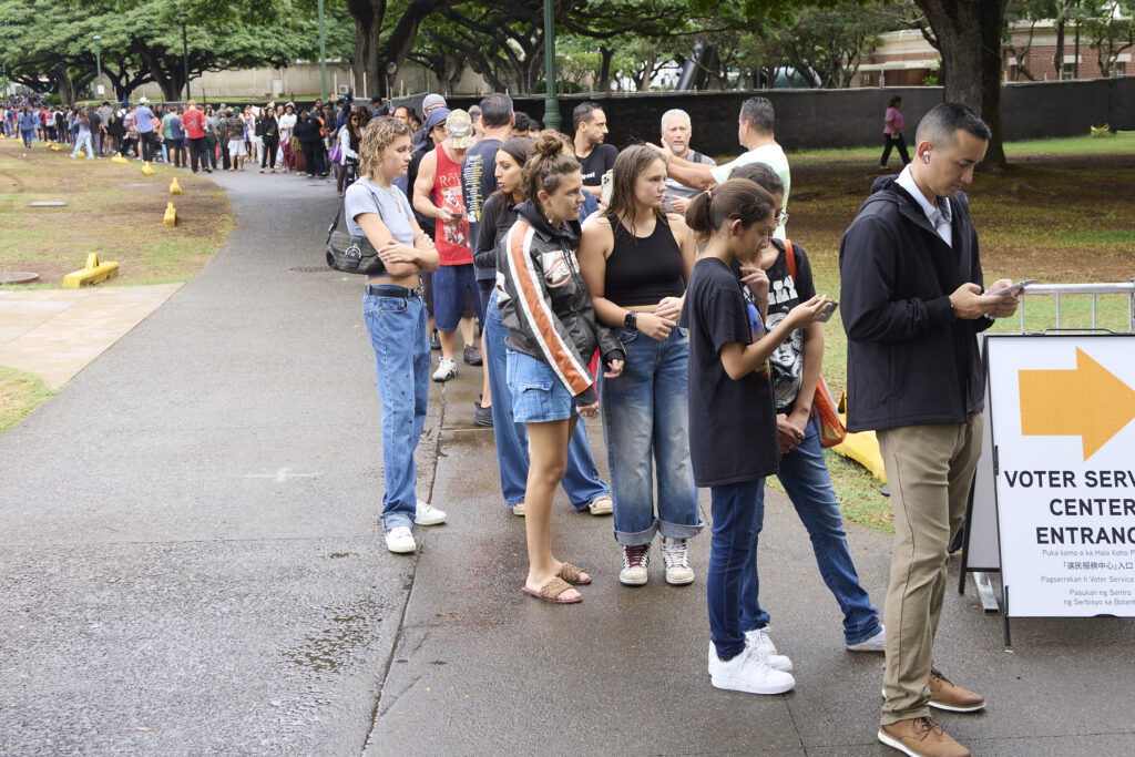 Years Of Shortchanging Elections Led To  Honolulu&#8217;s Long Voter Lines