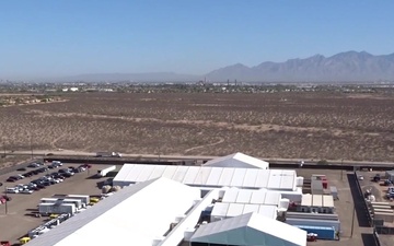 B-Roll: Temporary Soft Sided Processing Facility in Tucson, Arizona