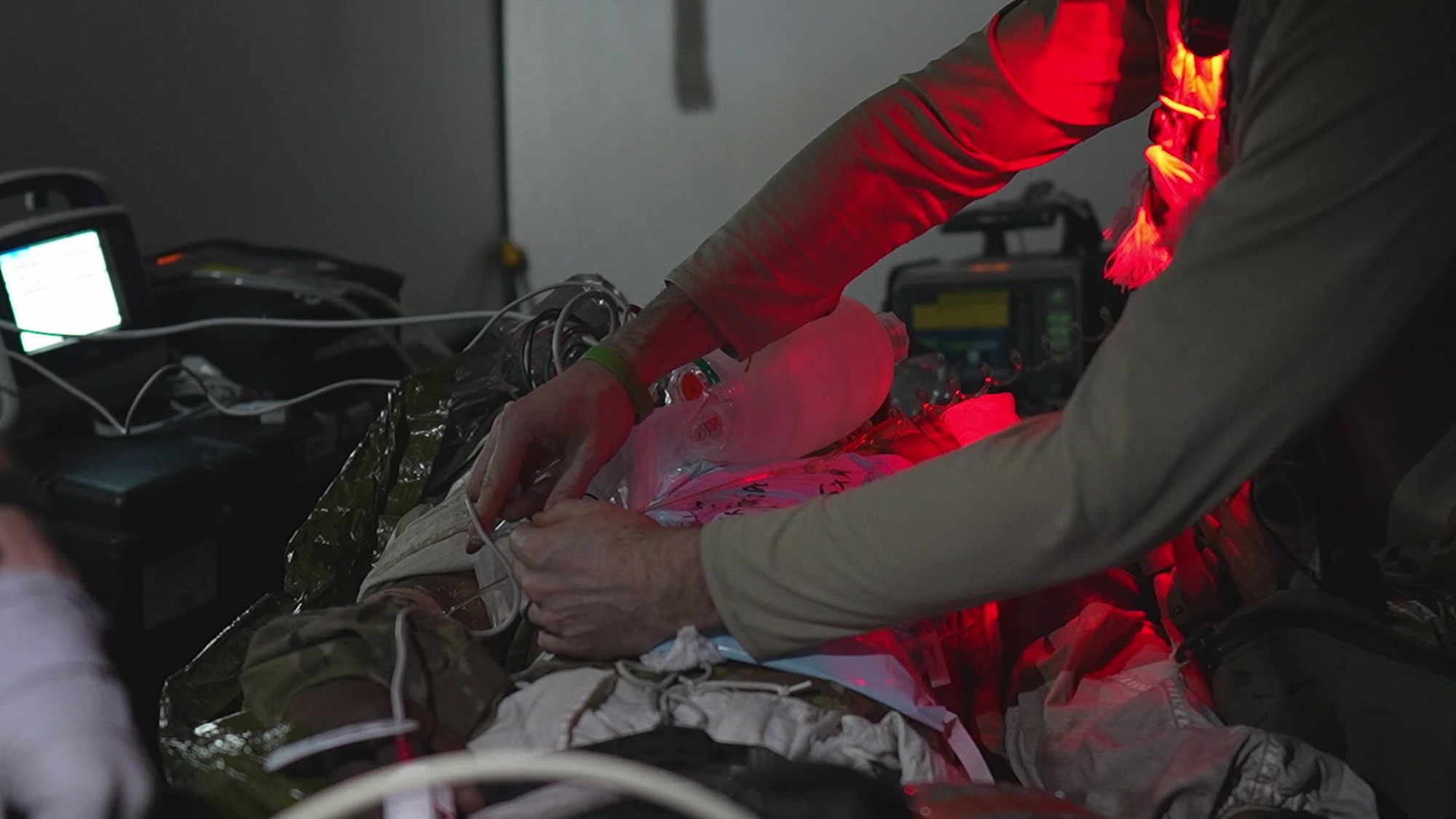 The 915th Forward Resuscitative Surgical Detachment augmented Role 2 Medical Care during Exercise Arctic Care, providing far-forward damage control surgery and damage control resuscitation, in Donnelly Dome, Alaska.