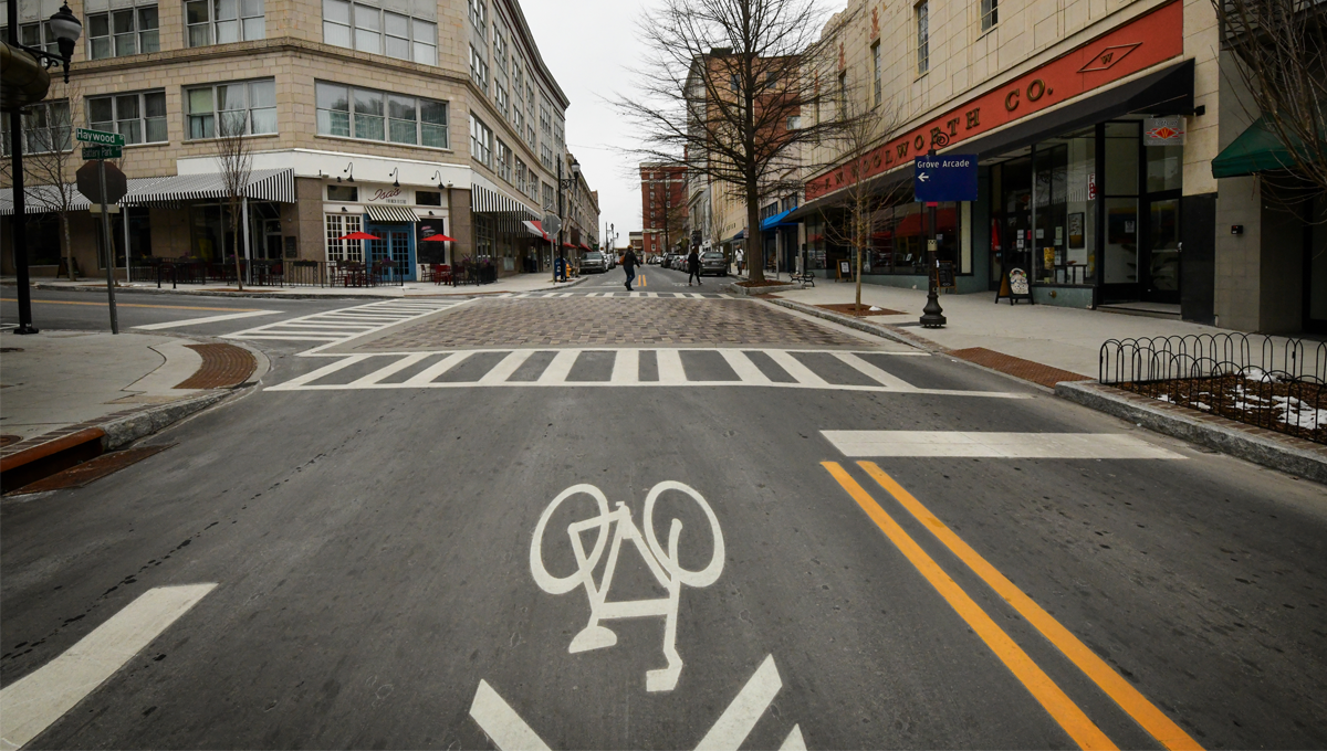 Haywood intersection with battery park