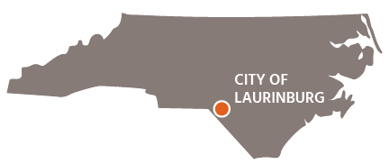 City of laurinburg map